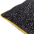Black-Gold - Side - Paoletti Estelle Spotted Cushion Cover