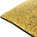 Gold-Black - Side - Paoletti Estelle Spotted Cushion Cover