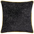 Black-Gold - Front - Paoletti Estelle Spotted Cushion Cover