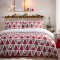 Red - Front - Furn Hide + Seek Santa Claus Duvet Cover Set