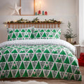 Green - Front - Furn Hide + Seek Santa Claus Duvet Cover Set