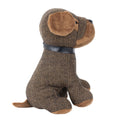 Brown - Side - Paoletti Boston Herringbone Doorstop