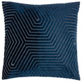 Navy - Front - Paoletti Evoke Cut Cushion Cover