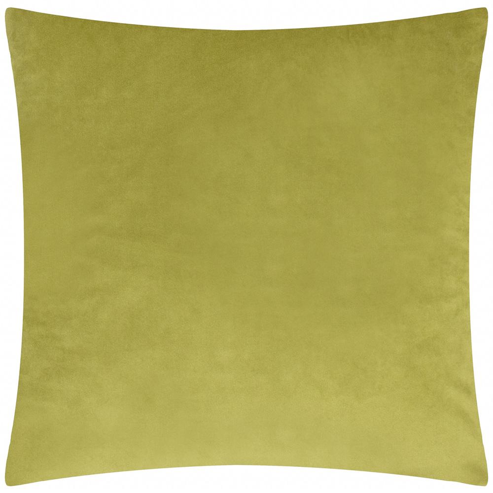 Olive - Back - Paoletti Evoke Cut Cushion Cover