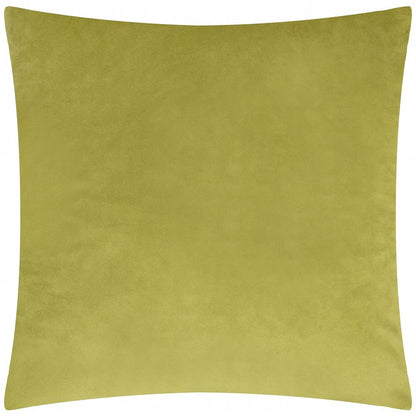 Olive - Back - Paoletti Evoke Cut Cushion Cover