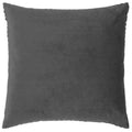 Charcoal - Back - Paoletti Evoke Cut Cushion Cover