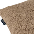 Biscuit - Close up - Paoletti Nellim Bouclé Textured Cushion Cover