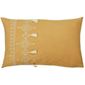 Mustard - Front - Furn Pritta Tassel Cushion Cover