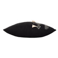 Black - Side - Furn Pritta Tassel Cushion Cover