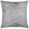 Storm Blue - Front - Seymour Jacquard Embroidered Cushion Cover