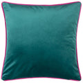 Pink-Teal - Back - Kate Merritt Flower Girl Cushion Cover