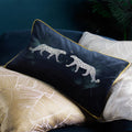 Black - Pack Shot - Wylder Dusk Leopard Cushion Cover