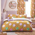 Ochre - Close up - Peter Rabbit Dotty Duvet Cover Set