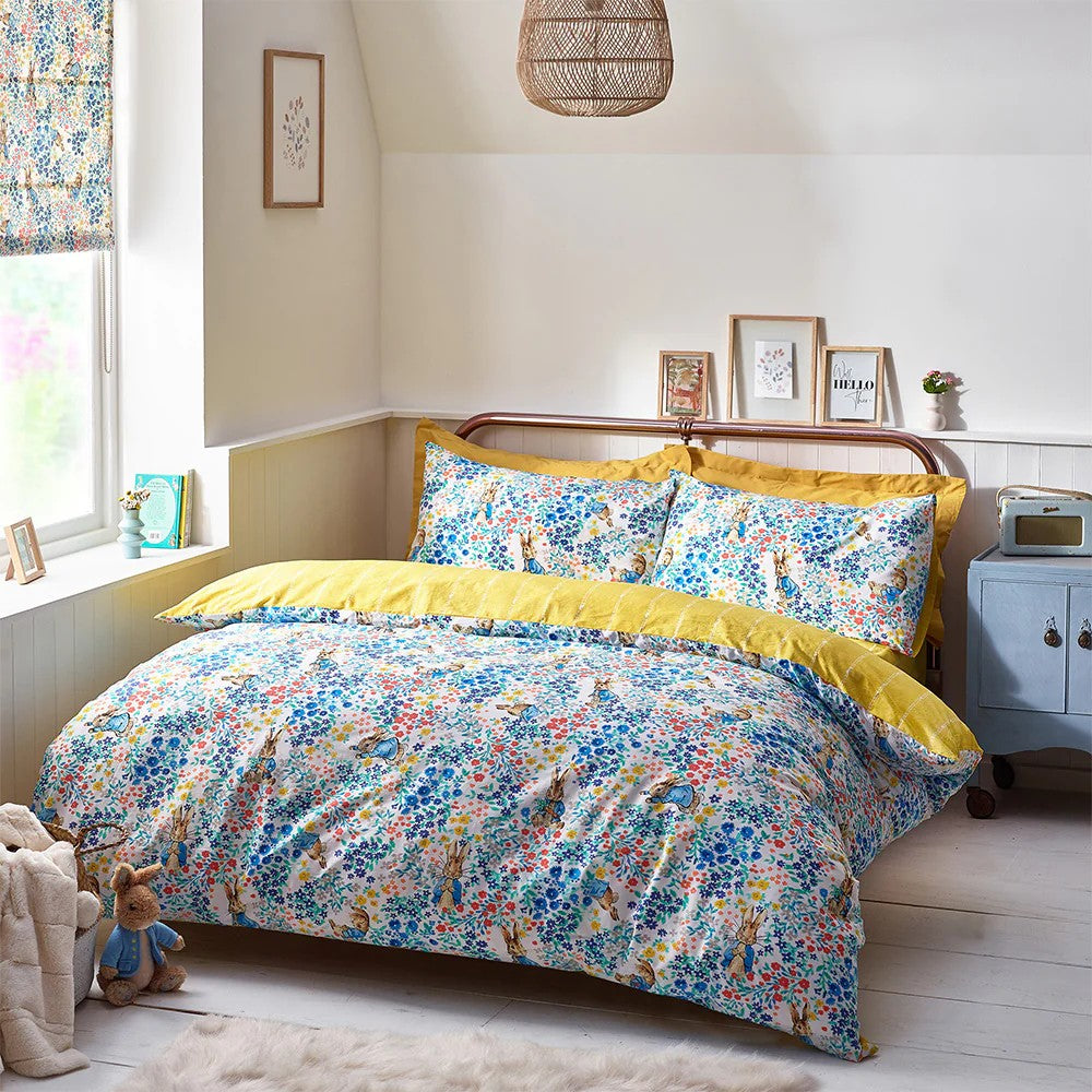 Multicoloured - Lifestyle - Peter Rabbit Florelli Cotton Duvet Cover Set