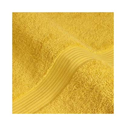 Ochre - Side - Paoletti Cleopatra Egyptian Cotton Towel Bale Set (Pack of 6)