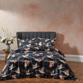 Ink - Front - EW By Edinburgh Weavers Flyway Exotic Contrast Piping Duvet Cover Set