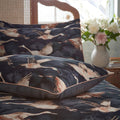 Ink - Back - EW By Edinburgh Weavers Flyway Exotic Contrast Piping Duvet Cover Set