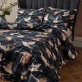 Ink - Lifestyle - EW By Edinburgh Weavers Flyway Exotic Contrast Piping Duvet Cover Set