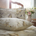 Natural - Back - EW By Edinburgh Weavers Flyway Exotic Contrast Piping Duvet Cover Set