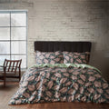 Mint - Front - EW By Edinburgh Weavers Magali Contrast Piping Sateen Tropical Duvet Cover Set