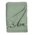 Eucalyptus - Front - Yard Lark Cotton Crinkled Throw