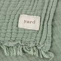 Eucalyptus - Back - Yard Lark Cotton Crinkled Throw