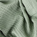 Eucalyptus - Side - Yard Lark Cotton Crinkled Throw