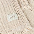 Natural - Back - Yard Lark Cotton Crinkled Throw