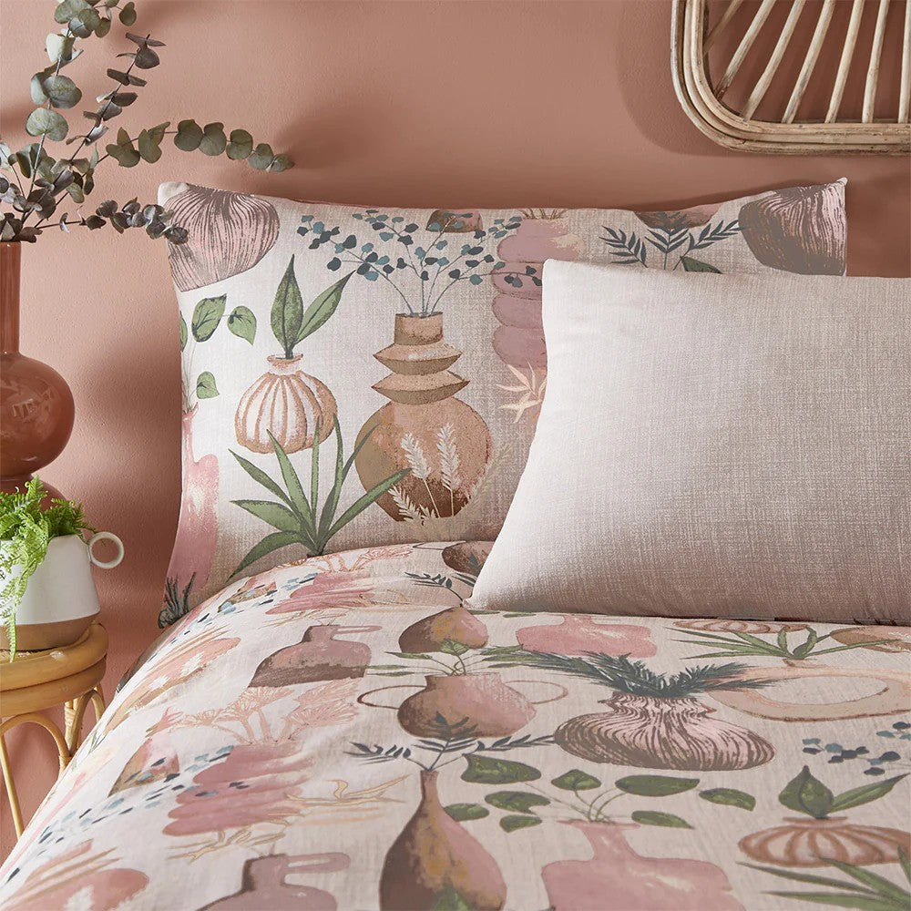 Clay - Back - Furn Earthen Pots Duvet Cover Set