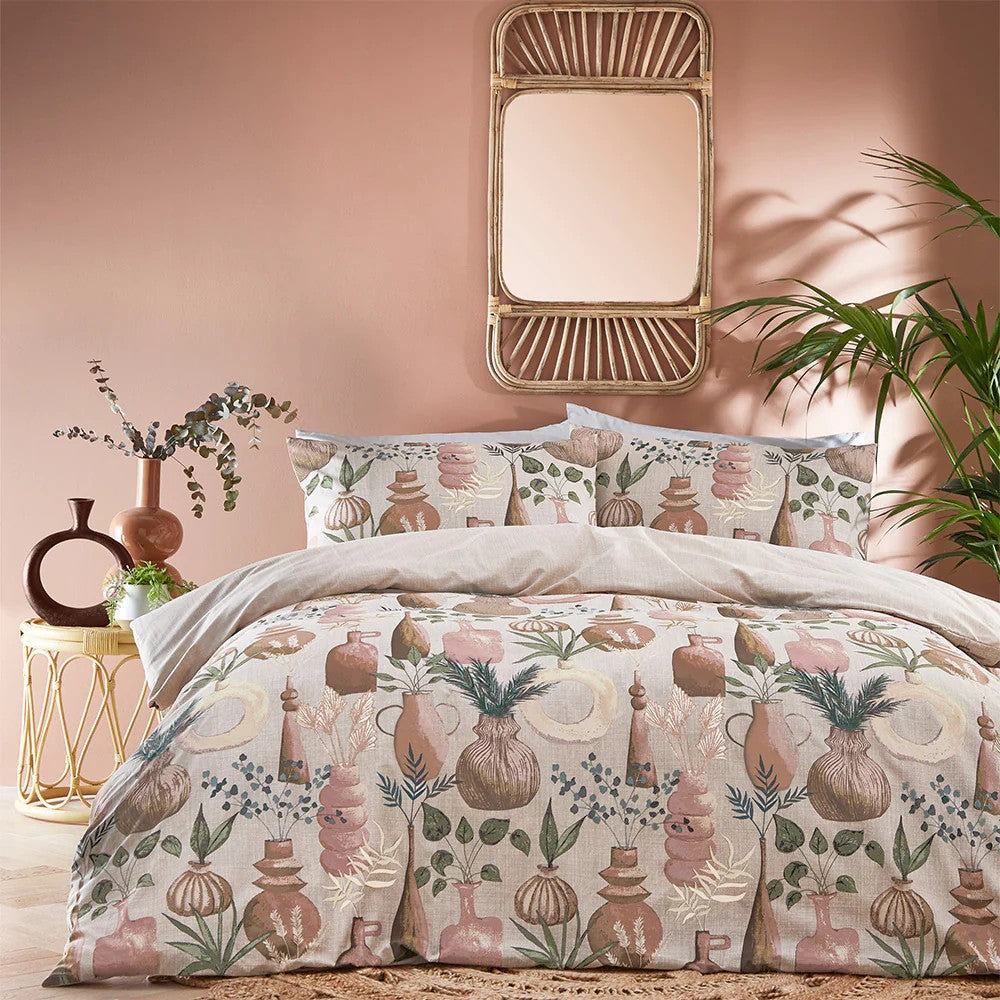 Clay - Front - Furn Earthen Pots Duvet Cover Set
