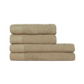 Warm Natural - Front - Furn Textured Cotton Towel Bale Set (Pack of 6)