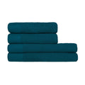 Blue - Front - Furn Textured Cotton Towel Bale Set (Pack of 6)