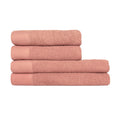 Blush - Front - Furn Textured Cotton Towel Bale Set (Pack of 6)