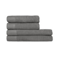 Cool Grey - Front - Furn Textured Cotton Towel Bale Set (Pack of 6)