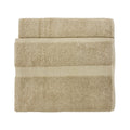 Oatmeal - Back - The Linen Yard Loft Combed Cotton Towel Bale Set (Pack of 4)