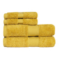 Ochre - Front - Paoletti Cleopatra Egyptian Cotton Towel Bale Set (Pack of 4)