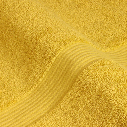 Ochre - Back - Paoletti Cleopatra Egyptian Cotton Towel Bale Set (Pack of 4)