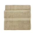 Oatmeal - Back - The Linen Yard Loft Combed Cotton Towel Bale Set (Pack of 10)