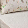 Natural - Front - Peter Rabbit Classic Cotton Fitted Bed Sheet