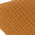 Cumin - Back - Yard Lark Cotton Crinkled Cushion Cover