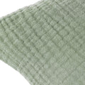 Eucalyptus - Back - Yard Lark Cotton Crinkled Cushion Cover