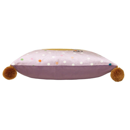Lilac - Side - Peter Rabbit Dotty Cushion Cover