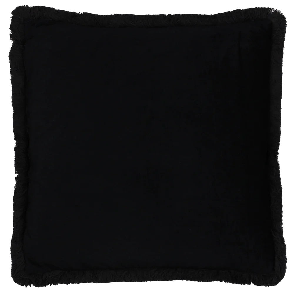 Multicoloured - Back - Paoletti Colette Fringed Satin Animal Print Cushion Cover