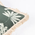 Forest - Lifestyle - Paoletti Colonial Fringed Palm Tree Cushion Cover