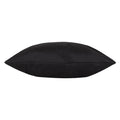 Black - Back - Furn Wrap Plain Outdoor Cushion Cover