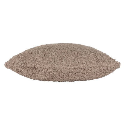 Taupe - Back - Yard Cabu Bouclé Textured Cushion Cover