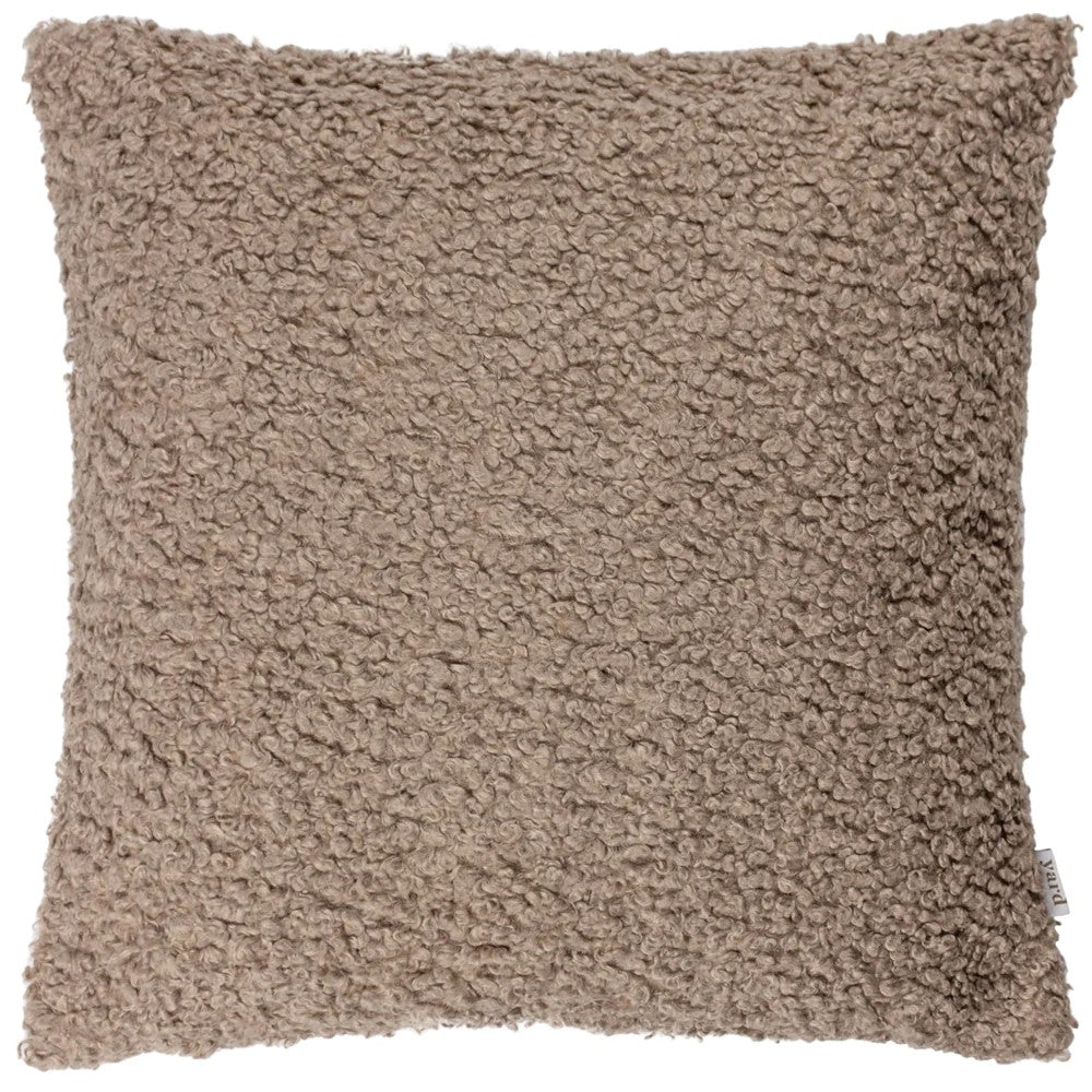 Taupe - Front - Yard Cabu Bouclé Textured Cushion Cover