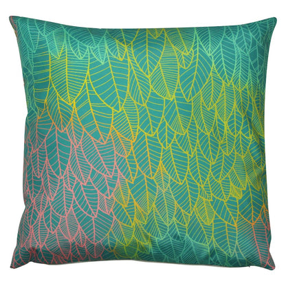 Blue - Back - Evans Lichfield Hummingbird Outdoor Cushion Cover