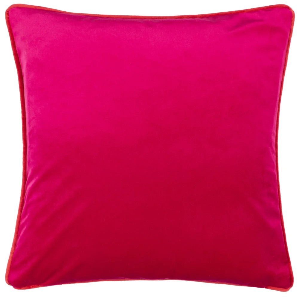 Green - Back - Kate Merritt Flower Girl Illustration Cushion Cover