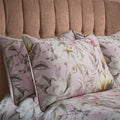 Blush - Front - EW By Edinburgh Weavers Lavish Sateen Floral Housewife Pillowcase (Pack Of 2)
